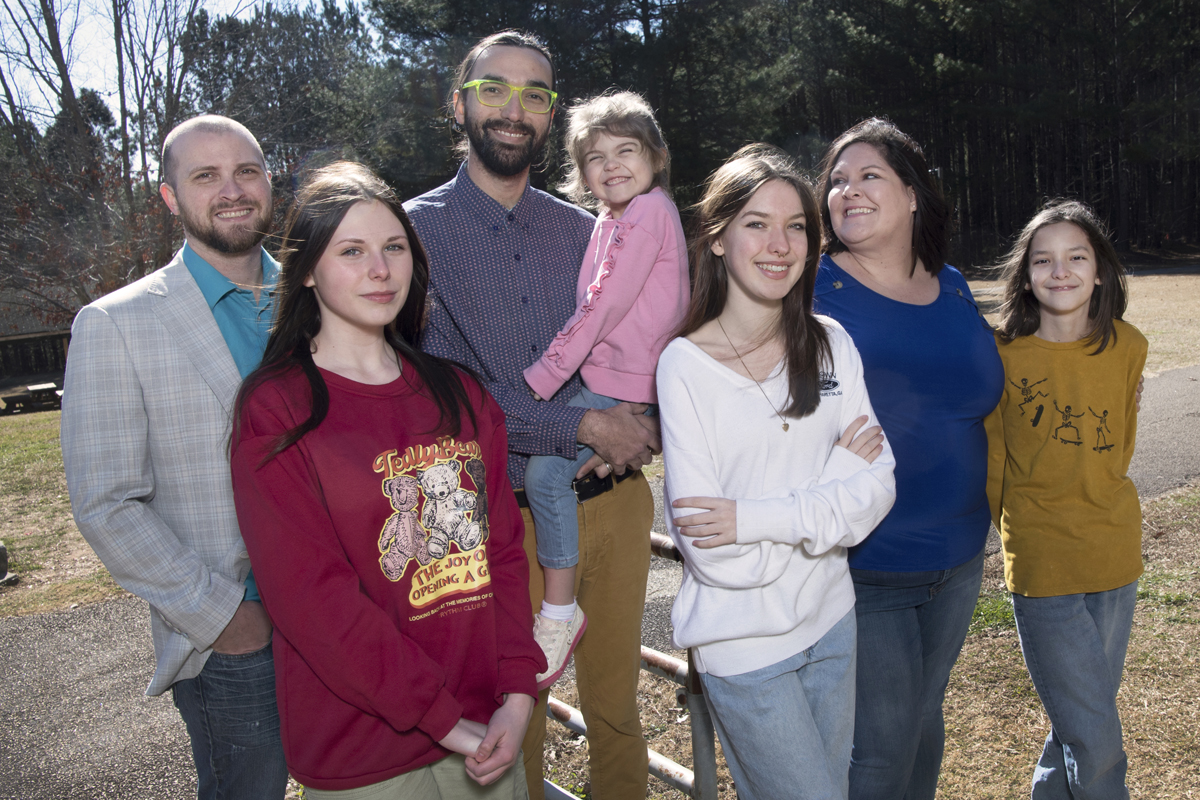 Maggie Long and her family