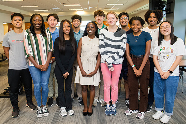 Group photo of 2023 Winship Summer Scholar program participants