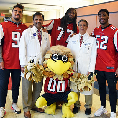 The Atlanta Falcons pledge $200,000 to Winship