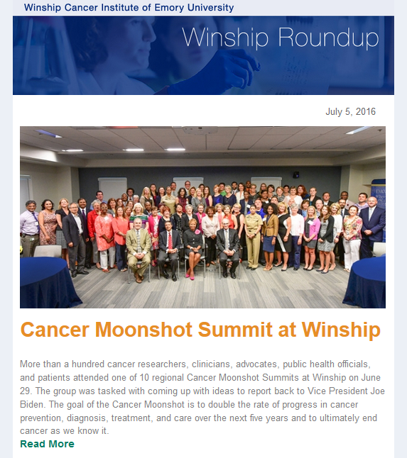 Winship Roundup | July 5, 2016