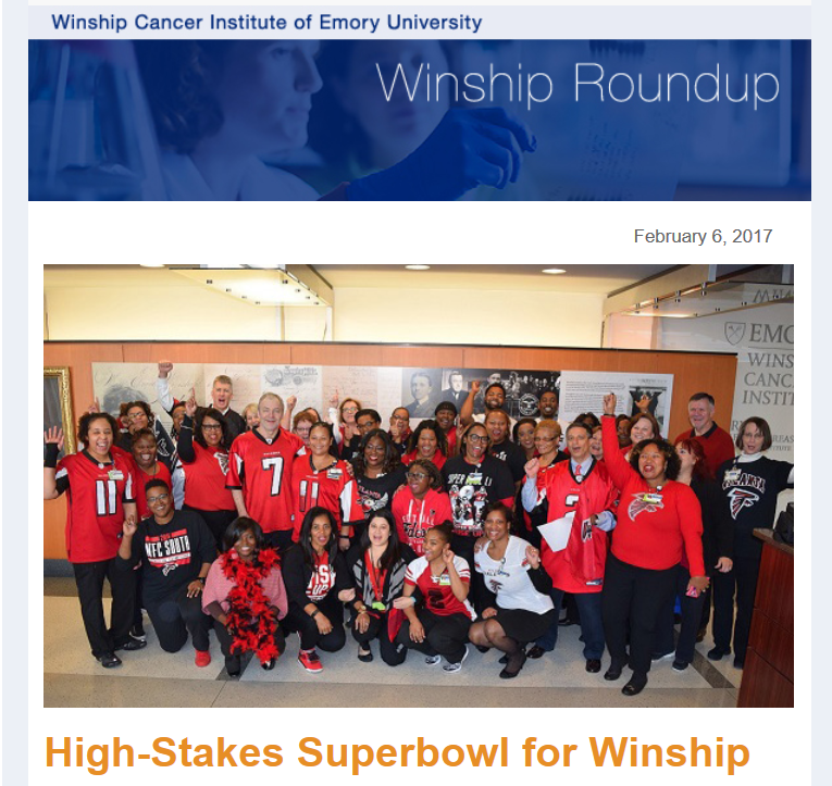 Winship Roundup | February 6, 2017