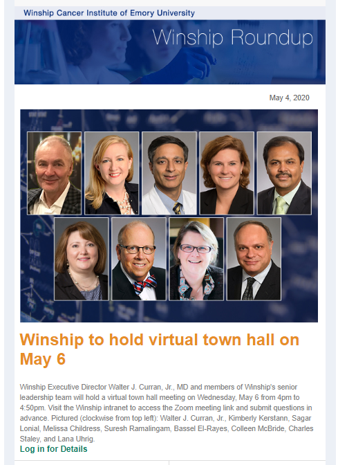 Winship Roundup | May 4, 2020