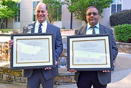 Photo of Winship physicians awarded Kennedy professorships