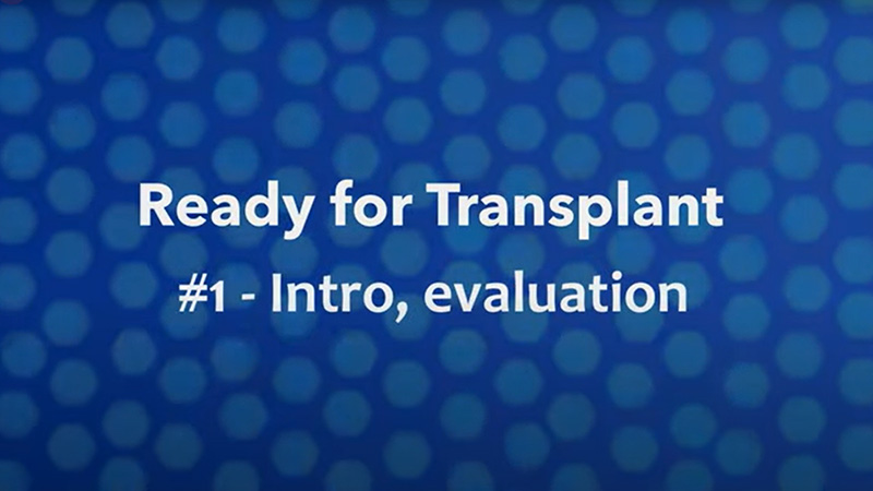 Graphic "Ready for Transplant, #1 Intro and evaluation"
