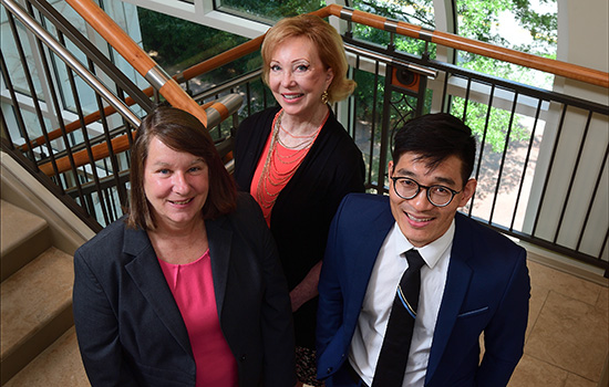 Kate Yeager, Deb Bruner and Jinbing Bai