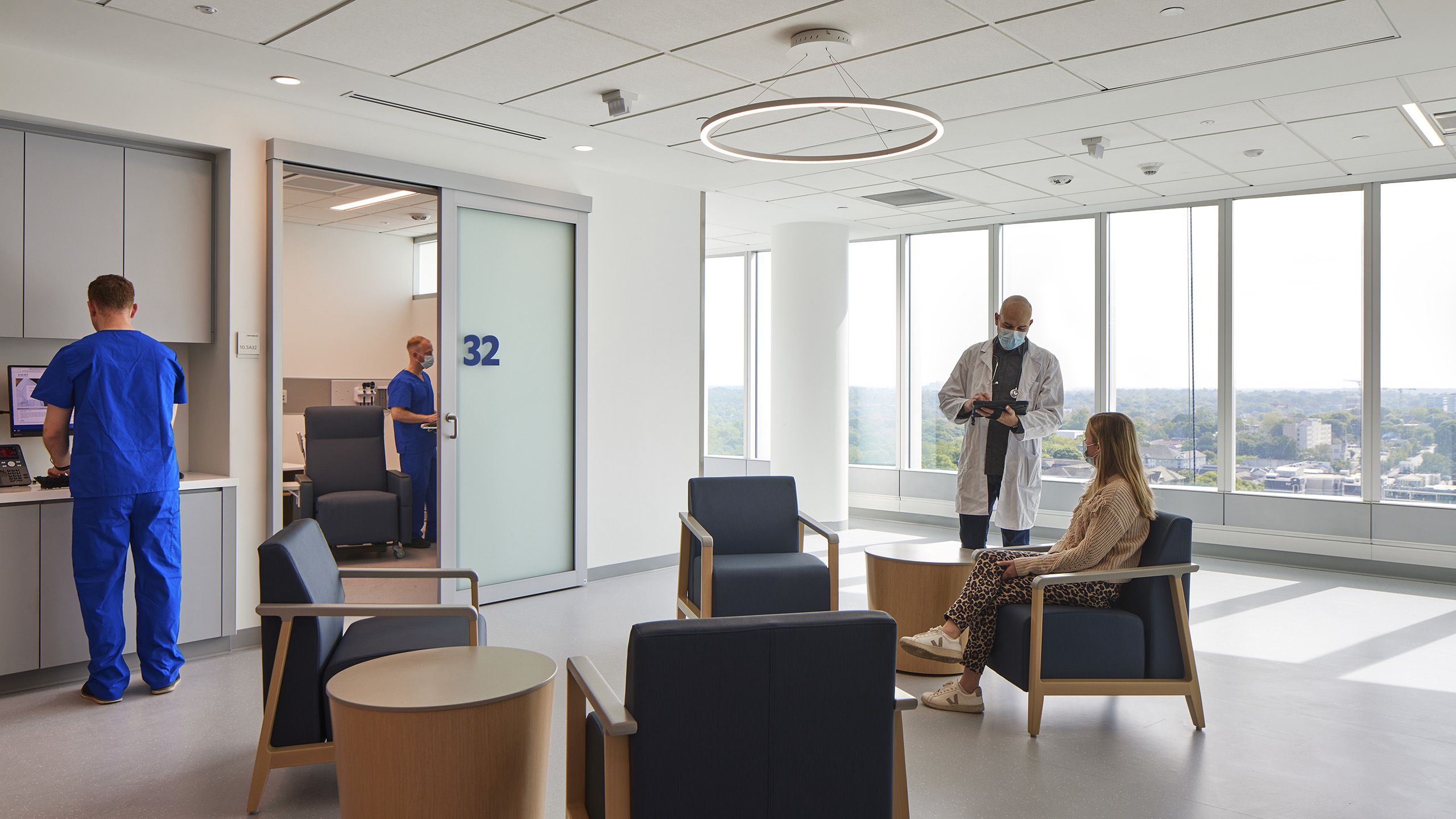 Living room in the outpatient care community