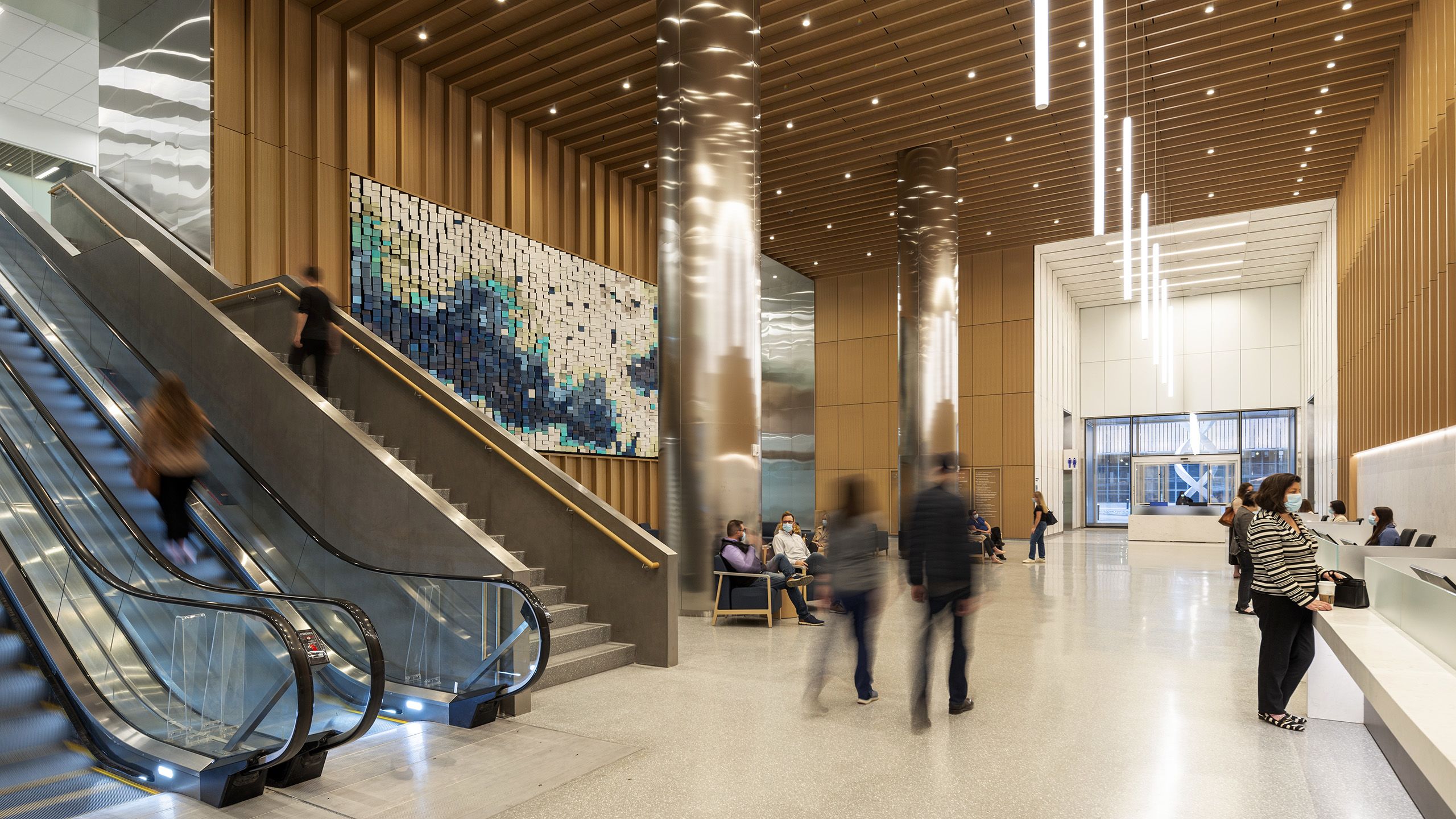 Winship at Emory Midtown lobby (Photo: Dave Kresses © May Architecture)