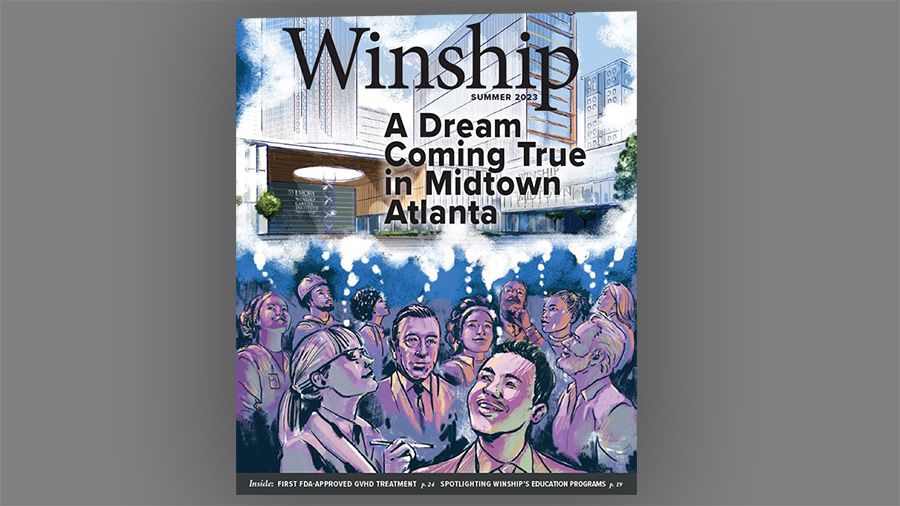 Cover of Winship Magazine Summer 2023 issue