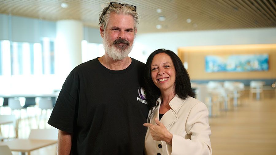 Michael Reeder and Lillian Hamilton