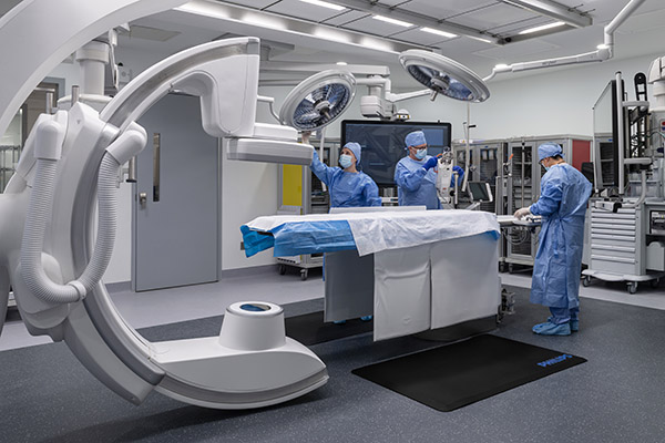 Interventional radiology lab at Winship Cancer Institute at Emory Midtown.