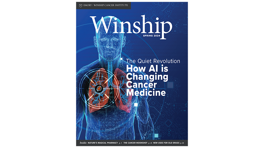Cover of the Spring 2024 Winship Magazine