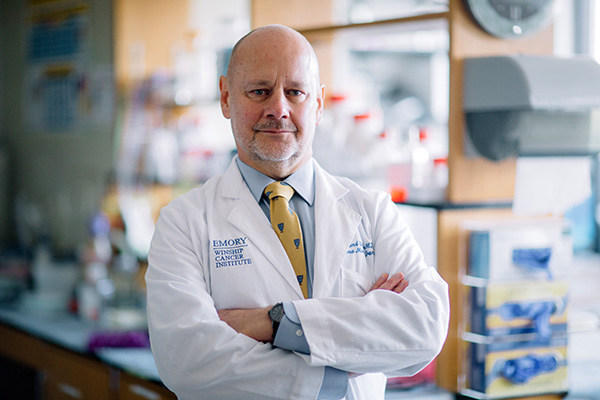 Dr. Ned Waller in the lab