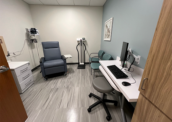 Renovated clinic room